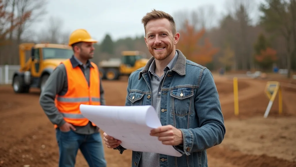 Lakeville, MA homebuyer couple reviewing property survey cost comparison and map at kitchen table with laptop and calculators, real estate land survey